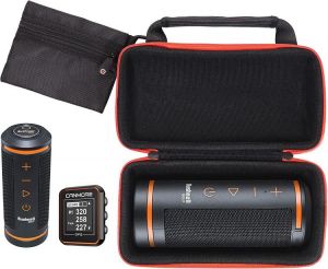 getgear case for Bushnell Wingman GPS Speaker, Convenient Carrying Solution with Featured Handle and Detachable Accessories Pouch