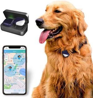 PETFON Pet GPS Tracker, No Monthly Fee, Real-Time Tracking Collar Device, APP Control For Dogs And Pets Activity Monitor