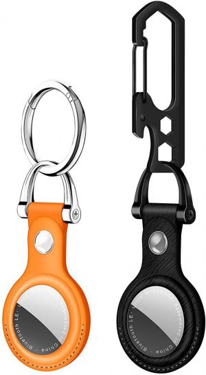 Leplatom Airtag Case for Apple Air tag 2pcs, Air tag Keychain Dropproof, Shockproof, scratchproof Case, Airtag Accessories, Mul
