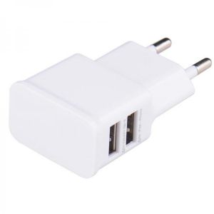 5V Fast 1A Plug Dual Double USB Universal Mobile Phone Charger Wall AC Power Charger for Iphone Charger