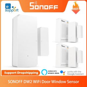 SONOFF DW2 WiFi Window Door Sensor Smart Door Open/Closed Detectors EWeLink App Notification Alerts Smart Home Security Alarm