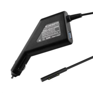 15V 4A 60W Dc Car Charger Laptop Power Adapter for Microsoft Surface Pro X/5/6 USB Quick Charger 3.0 for iPhone Mobile Phone