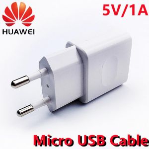 Huawei Charger 5V/1A Original EU Travel Power Adapter Micro Usb Cable For Honor 7x 3x 4a 4c 4x g7 p7 p6 5c 6a 5x6 6c 6x p6 p7 p