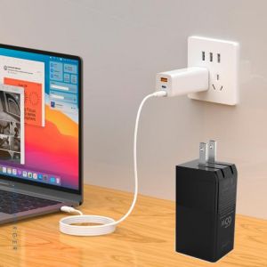 GaN 65W Charging Head Pd Charger Qc3.0 Three-port Fast Charging Multiple Protection Against Fire Charger US