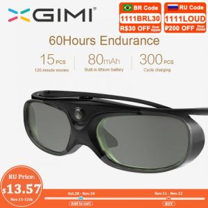 Original XGIMI Shutter 3D Glasses DLP-Link Liquid Crystal Rechargeable Virtual Reality LCD Glass for XGIMI H1/ H2/ Z6/ CC Aurora