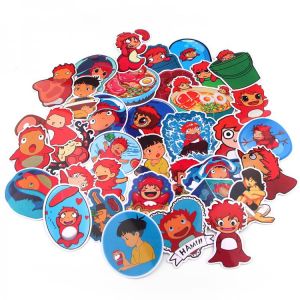 Ransitute R875 36pcs/set Cartoon Scrapbooking Stickers Decal For Guitar Laptop Car Fridge Graffiti Sticker