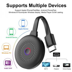Wireless TV Stick WiFi Miracast Dongle Mirroring Cable HDMI-Compatible 1080P Output Suppport IOS Android Device Display Receiver