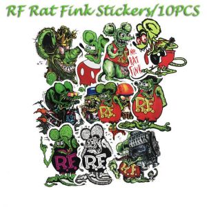 Rat Fink Luggage Trolley Suitcase Laptop Sticker Rat Fink Fink Rat Car Sticker