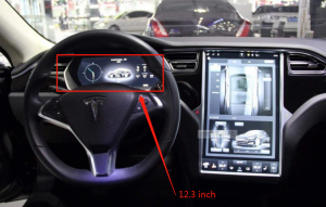 12.3 inch LA123WF1-SL01 LCD Display screen For 2014 Tesla model S Car Instrument parts For Tesla model X LA123WF4-SL01