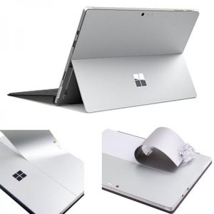 XSKN for Microsoft Surface Pro 6 (2018+) Surface Pro 5, Surface Pro 4 12.3-Inch Ultra Thin Pure Silver Back Decal Skin Protector