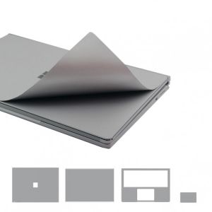 XSKN for Microsoft Surface Book Sticker Skin Case Decals, Premium 3M Surface Book Decal Laptop Body Gray Decorative Protector