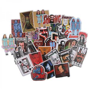 Ransitute R1027 32pcs/set Horror Film Ghost Twins Creative Stickers DIY Stickers Cartoon Style For Notebook Phone Case Stickers