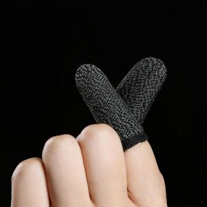 2PCS Beehive Sleep-proof Sweat-proof Professional Screen Thumbs Finger Sleeve for Pubg Mobile Phone Game Gaming Gloves