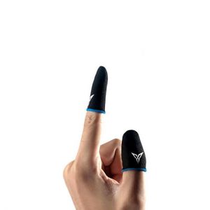 1 pair Breathable Sweat-Proof Finger Cover Sleeve Screen Thumbs Mobile Game Controller Gloves For PUBG Phone Game