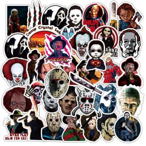 Ransitute R983 50pcs/set Horror Film Theme killers Scrapbooking Stickers Decal For Guitar Laptop Luggage Fridge Graffiti Sticker