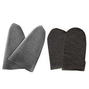 1Pair Sweat Proof Fiber Finger Cover Breathable Gaming Finger Gloves Game Sleeve 77HA
