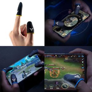 1 Pair Breathable Beehive Sweat-proof Professional For Pubg Game Gaming Sleeve Finger Phone Screen Mobile Gloves Thum G9R7