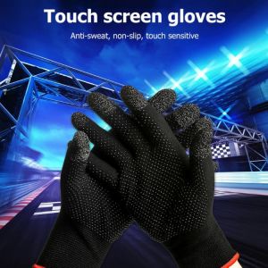 2pcs Hand Cover Game Controller for PUBG Sweat Proof Non-Scratch Sensitive Touch Screen Gaming Finger Thumb Sleeve Gloves   QW