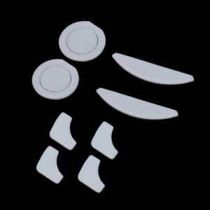 2 Sets/pack Tiger Gaming Mouse Feet Mouse Skate For Razer Mamba 4G White Mouse Glides Curve Edge