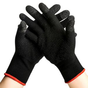 2pcs Hand Cover Game Controller Anti Slip Touch Screen Gloves Breathable Sweatproof Thermal Touch Screen Gaming Finger Gloves