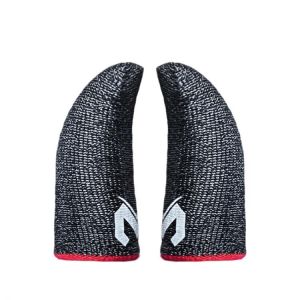 2 Pcs Phone Games Sweat-Proof Finger Gloves Thumbs Finger Cover Anti-slip Cot Sleeve for PUBG Touch Screen Game Practical Acces