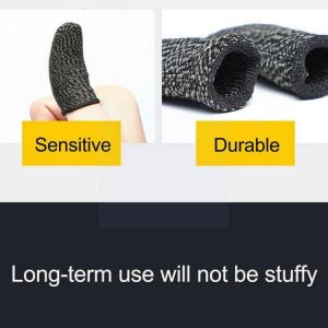 2pcs Finger Sleeves Prevent Slow Response Slipperiness Phone Screen Gaming Mobile Thumbs Professional Gloves Pubg U8N0