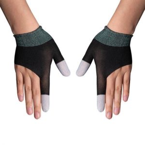 Ultra-Thin Mobile Gaming Gloves Anti-Sweat Mobile Finger Sleeve Breathable for High-Ranking Players Mobile Game Streamer