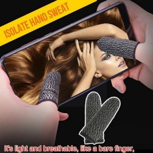 1 Pair Beehive Sleep-proof Sweat-proof Professional Screen Finger For PUBG Game Gaming Phone Mobile Gloves Sleeve Thumbs L0V8