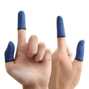 10/20pcs Breathable Game Controller Finger Cover Carbon Fiber Finger Sleeves for PUBG Mobile Games Screen Finger Gloves