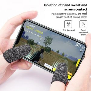 2pcs Games Controller Finger Covers Ultra-Thin Proof Gaming Thumbs Sleeve Breathable Sweat Lightweight Game Playing Elements