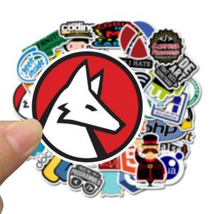 Software Laptop Sticker 50 PCS Programming Technology Programs Data Computer Stickers For Geek DIY Computer Laptop Phone For PS4