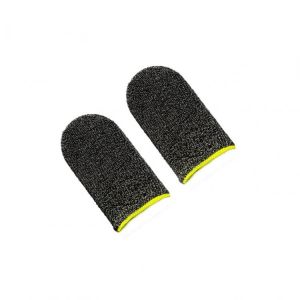 2PCS Finger Cover Breathable Game Controller Finger Sleeve Sweat Proof Non-Scratch Touch Screen Gaming Thumb Gloves For Pubg