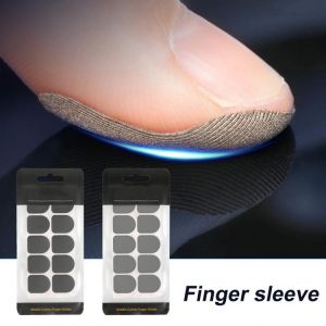 Gaming Finger Cot Touchscreen Anti Sweat Non Slip Finger Sleeve Carbon Fiber Mobile Phone Game Accessories Drop Shipping