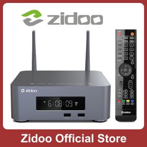 ZIDOO Z10Pro 4K Media Player 2G DDR4 32G eMMC Android 9.0 Z10Pro Dobly-Vision HDR10+ Set Top Box with HDD Bay up to 16TB