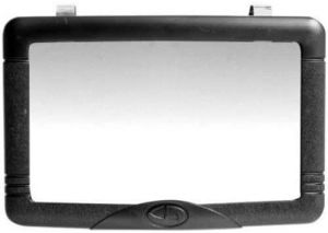 Custom Accessories 53331 Black Visor Vanity Mirror