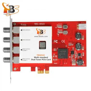 TBS6522 DVB-S2X/S2/S/T2/T/C2/C/ISDB-T Dual Tuner PCI-e Card Support VCM, CCM, QPSK, 8PSK, 16APSK, 32APSK