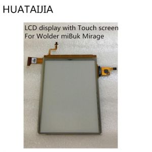 New 6 Inch Touch screen panel with lcd display For Wolder miBuk Mirage lcd screen with Backlight Eink
