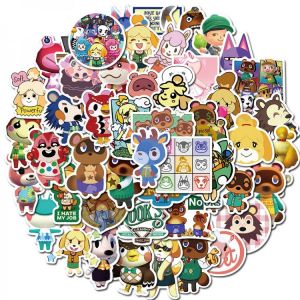 Ransitute R901 50pcs/set Animals Cartoon Scrapbooking Stickers Decal For Guitar Laptop Luggage Car Fridge Graffiti Sticker