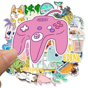 50pc Waterproof Cartoon Cute DIY Stickerswater Bottle Laptops Mobile Phones Skateboards Bicycle  Motorcycle Travel Case Bedroom
