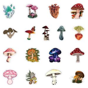 67JA 50Pcs Mushroom Stickers for Water Bottles Stickers Cute Vinyl Waterproof Stickers Psychedelic Laptop Stickers for Kids