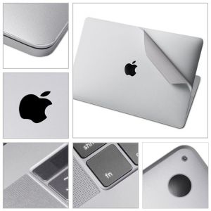 XSKN 4 in 1 Ultra Thin Laptop Skins Full Body Decal Sticker for 13" Macbook A1706 A1989 Palmrest, Trackpad, Upper,Lower Cover