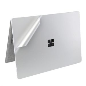 XSKN for New 15" Microsoft Surface Book 2 Full Body Cover Protective Stickers Skins ,4 in 1 3M Decal Decorative Film Silver