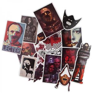 R1160 Ransitute 15pcs/set Movie The Silence Of The Lambs Scrapbooking Stickers Decal For Guitar Laptop Car Graffiti Sticker