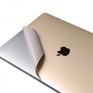Ultra Thin Laptop Sticker for Apple Macbook 13 Inch A1706 A1989 Champagne Gold 4 in 1 Vinyl Notebook Full Body Decal Skin Flim