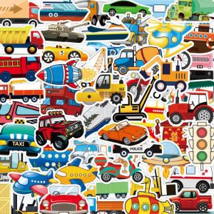 50 Pieces of Traffic Tools Stickers Waterproof Stickers Laptop Tablet Mobile Phone Stickers Airpods Skin