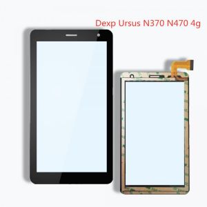 New Touch Screen Panel glass Sensor Replacement Free Shipping For 7'' inch Dexp Ursus N370 N470 4g Tablet Digitizer