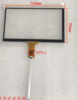 164mm*99mm NEW 7inch JY-GT911 6lines Capacitive screen touch screen panel GT911  TouchSensor FOR GPS CAR