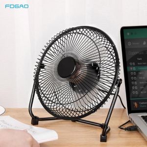 USB Desk Fan 8 Inch Mini Portable Ultra Quiet Desktop Cooling Fans 360°Rotation Quiet Personal for Home Office Table USB Powered