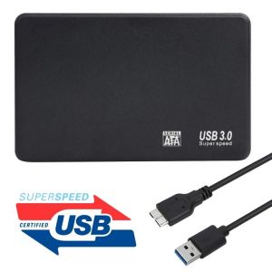 USB 3.0 Hard Drive Case Mobile Enclosure 2.5 inch Serial Port SATA HDD SSD Adapter External Box Support 3TB for Laptop Notebook