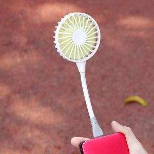 Silent Goose Neck Office Flexible USB Fan Air Cooling Cooler USB Powered Fan For Laptop Desktop PC USB Charger Powerbank